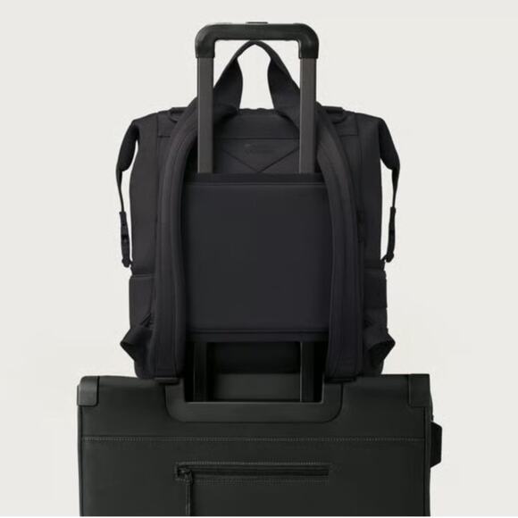 Dagne Dover Indi large water resistant neoprene diaper bag backpack - Deep Black - Picture 4 of 11